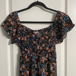 Motherhood Off the Shoulder Maternity Dress